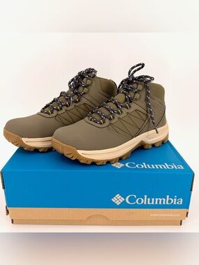 Columbia Transverse Hike Waterproof Boots Women’s 8 Stone Green NIB